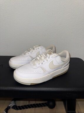 Nike Women’s Nike Court Vision Low Next Nature - White with Cream Accents